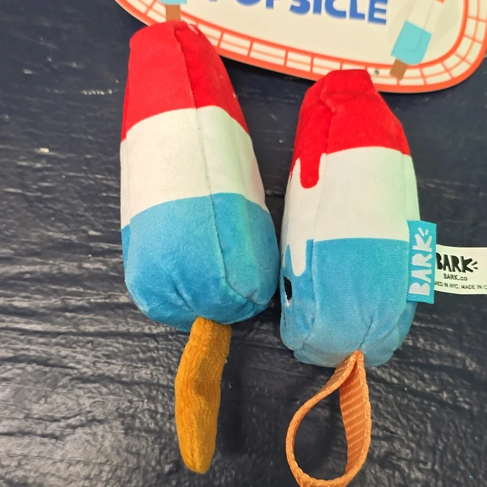 Bark Mom & Popsicle Dog‎ Toys Size Small 0-20 Pounds NWT